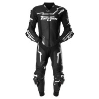 Furygan Eclipse 1 Piece Suit - Black / White