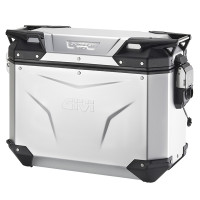 Givi OBKEV37AA Trekker Outback Evo Pannier - Anodised Aluminium 37 Litre