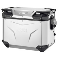 Givi OBKEV48AA Trekker Outback Evo Pannier - Anodised Aluminium 48 Litre