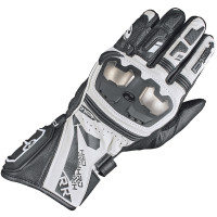 Held Akira RR Leather Gloves - Black / White