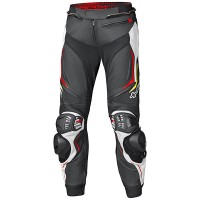 Held Grind 2 Leather Trousers - Black / White / Red