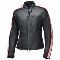 Held Ladies Brixham Leather Jacket - Black / Red