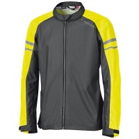 Held Rainstretch Top - Black / Fluo Yellow