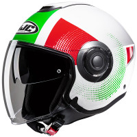 HJC i40N - Pyle Green / White / Red