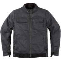 Icon Brigand Cordura Denim Textile Jacket - Black