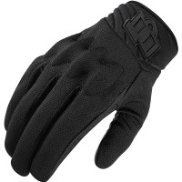 Icon Ladies Anthem 2 CE Gloves - Stealth Black