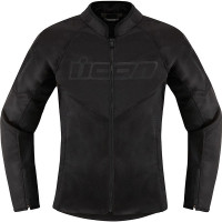 Icon Ladies Hooligan CE Textile Jacket - Black