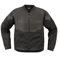 Icon Overlord 3 CE Leather Jacket - Black