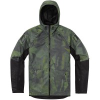 Icon Airform Battlescar Textile Jacket - Green