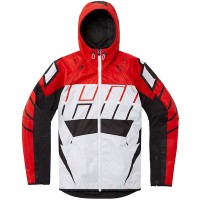 Icon Airform Retro Textile Jacket - Red