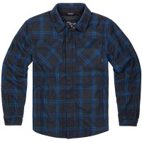 Icon Upstate Flannel Textile Riding Shirt - Blue