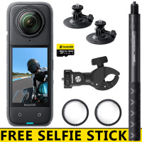 Insta360 X4 Action Camera  - Motorcycle Bundle