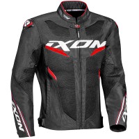 Ixon Draco Textile Jacket - Black / White / Red