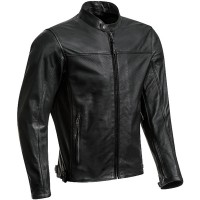 Ixon Crank Air Leather Jacket - Black