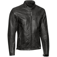 Ixon Crank Leather Jacket - Black