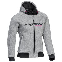 Ixon Ladies Palermo Textile Jacket - Grey / Pink