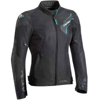 Ixon Ladies Luthor Textile Jacket - Black / Emerald