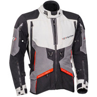 Ixon Ragnar Textile Jacket - Black / Grey / Red