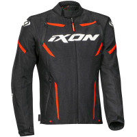 Ixon Striker Textile Jacket - Black / White / Red