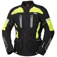 iXS Pacora-ST Textile Jacket - Black / Neon Yellow