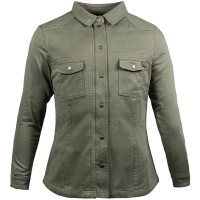 John Doe Ladies Motoshirt Textile Jacket - Olive