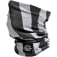 John Doe Neck Tube - Stripes Black Grey