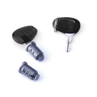 Kappa K501N Two Standard Locks Kit - Black