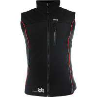 Keis B501WRP Ladies Premium Heated Bodywarmer - Black / Red