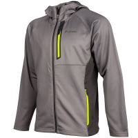 Klim Alpha Hoodie - Grey / Hi-Vis