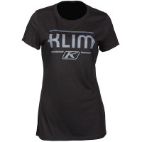 Klim Ladies Kute Corp SS T-Shirt - Black / Asphalt