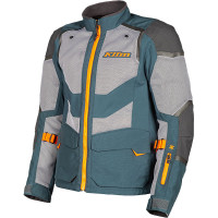 Klim Baja S4 Textile Jacket - Petrol / Strike Orange