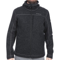 Klim Bighorn Canyon Wool Fleece Hoodie - Black Heather