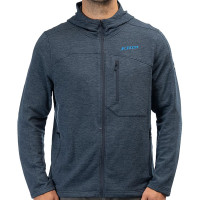 Klim Echo Wool Fleece Hoodie - Dress Blues