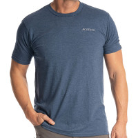 Klim Guts N' Glory Tri-Blend Tee - Heathered Neptune / Monument