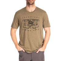 Klim Petrol Tri-Blend T-Shirt - Military Green Frost / Black