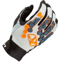 Klim Dakar Textile Gloves - Striking Petrol