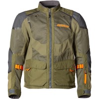 Klim Baja S4 Textile Jacket - Sage / Strike Orange