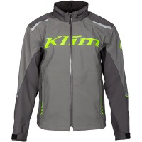 Klim Enduro S4 Textile Overshell Jacket - Castlerock Grey / Electrik Gecko