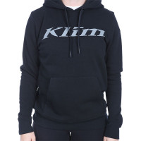 Klim Ladies Pullover Hoodie - Black / Monument