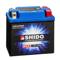 Shido Lithium Motorcycle Battery - LB9-B Q LION