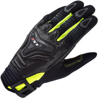 LS2 Ladies All Terrain Gloves - Black / Hi Viz Yellow