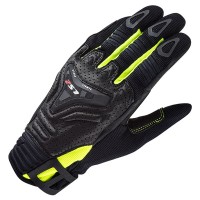 LS2 All Terrain Gloves - Black / Hi-Viz Yellow