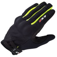 LS2 Dart 2 Gloves - Black / Hi-Viz Yellow