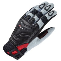 LS2 Ladies All Terrain Gloves - Black / Grey / Red