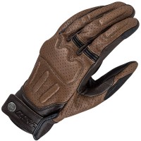 LS2 Rust Leather Gloves - Brown