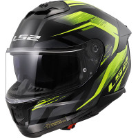 LS2 Stream II - Fury Black / Hi-Vis Yellow