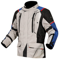 LS2 Narvik Textile Jacket - Blue / Black / Grey / Red