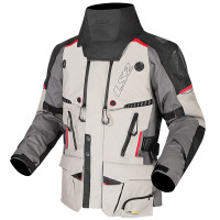 LS2 Apollo Textile Jacket - Grey / Black / Red