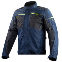 LS2 Endurance Textile Jacket - Blue / Black / Hi-Viz Yellow