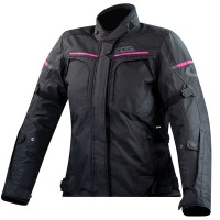 LS2 Ladies Endurance Textile Jacket - Black / Pink